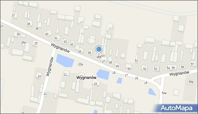 Wygnanów, Wygnanów, 46a, mapa Wygnanów