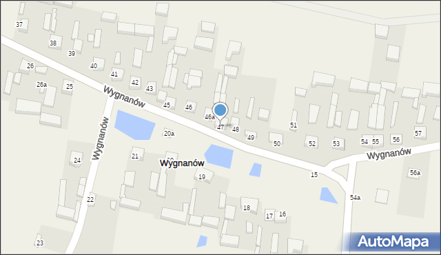 Wygnanów, Wygnanów, 47, mapa Wygnanów