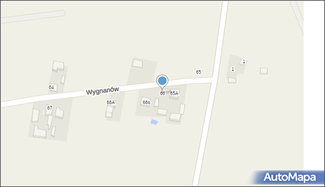 Wygnanów, Wygnanów, 66, mapa Wygnanów