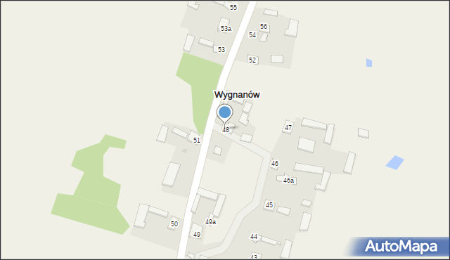 Wygnanów, Wygnanów, 48, mapa Wygnanów