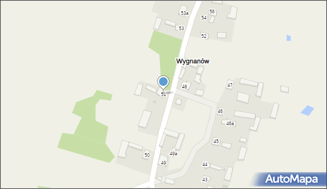 Wygnanów, Wygnanów, 51, mapa Wygnanów