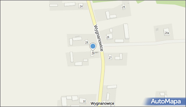 Wygnanowice, Wygnanowice, 29, mapa Wygnanowice