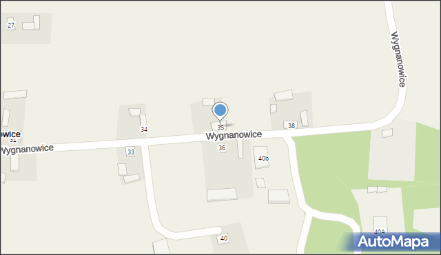 Wygnanowice, Wygnanowice, 35, mapa Wygnanowice