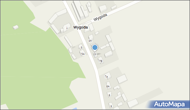 Wygoda, Wygoda, 7, mapa Wygoda