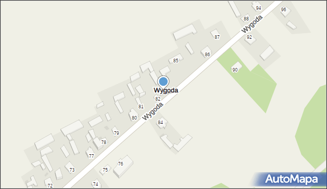 Wygoda, Wygoda, 83, mapa Wygoda