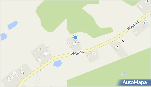 Wygoda, Wygoda, 5, mapa Wygoda