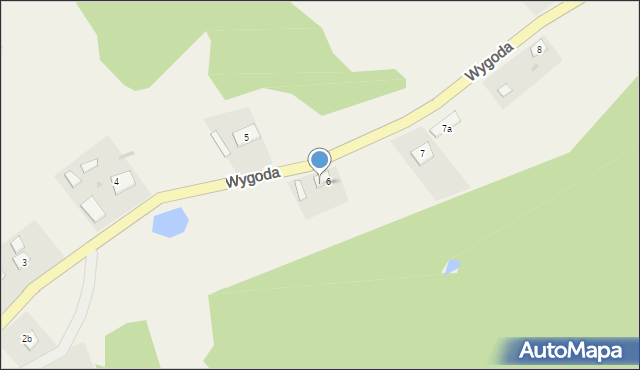 Wygoda, Wygoda, 6a, mapa Wygoda