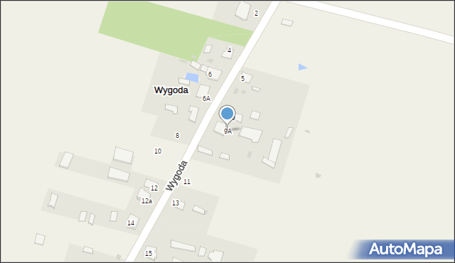 Wygoda, Wygoda, 9A, mapa Wygoda