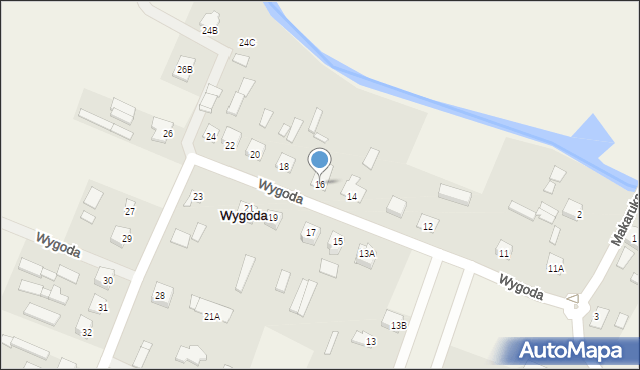 Wygoda, Wygoda, 16, mapa Wygoda