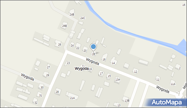 Wygoda, Wygoda, 18, mapa Wygoda