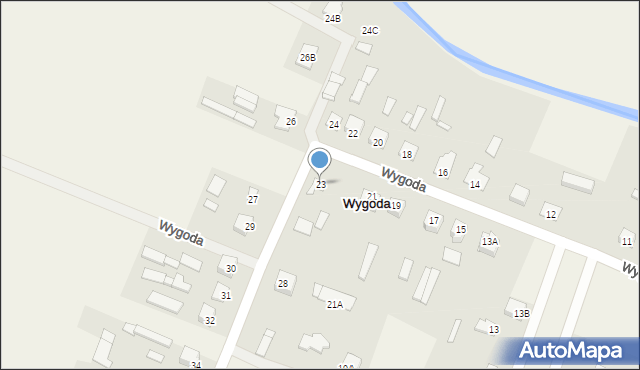 Wygoda, Wygoda, 23, mapa Wygoda