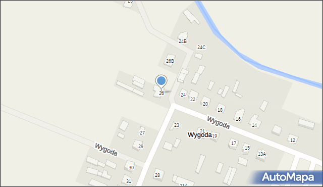 Wygoda, Wygoda, 26, mapa Wygoda