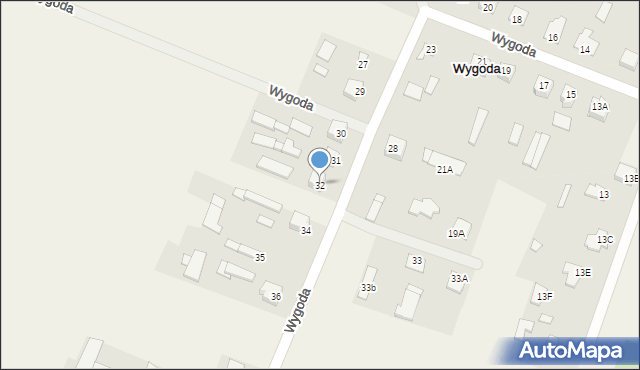 Wygoda, Wygoda, 32, mapa Wygoda