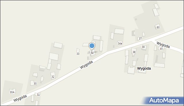 Wygoda, Wygoda, 34, mapa Wygoda