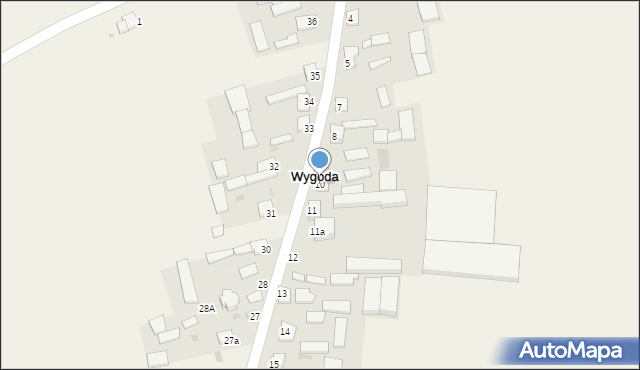 Wygoda, Wygoda, 10, mapa Wygoda