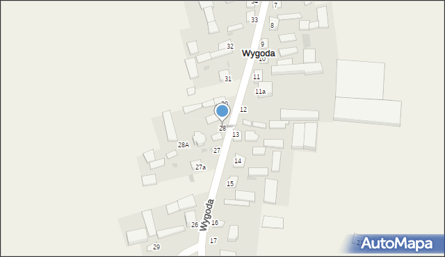 Wygoda, Wygoda, 28, mapa Wygoda