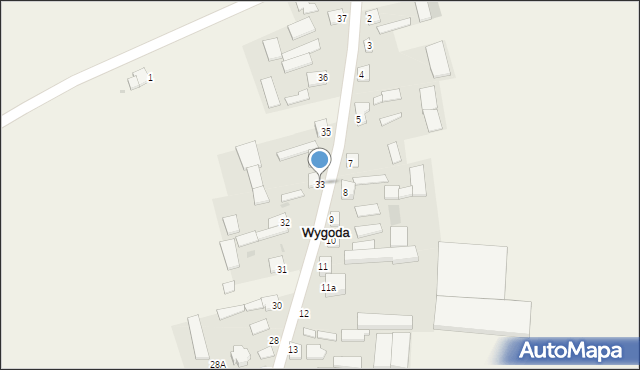 Wygoda, Wygoda, 33, mapa Wygoda