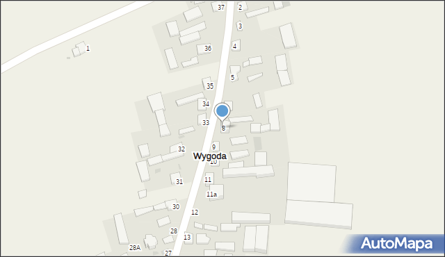 Wygoda, Wygoda, 8, mapa Wygoda