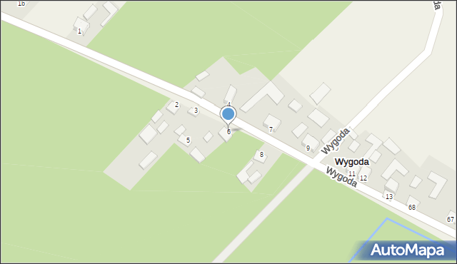 Wygoda, Wygoda, 6, mapa Wygoda