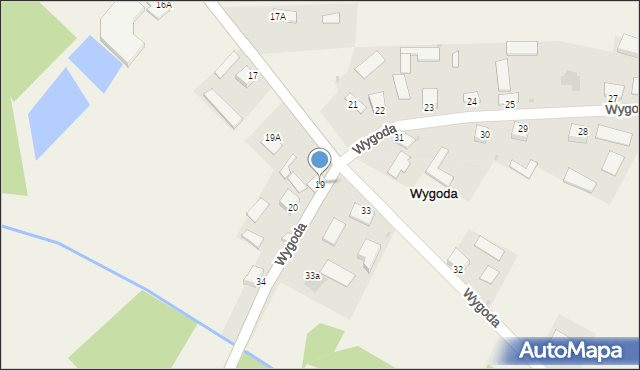 Wygoda, Wygoda, 19, mapa Wygoda