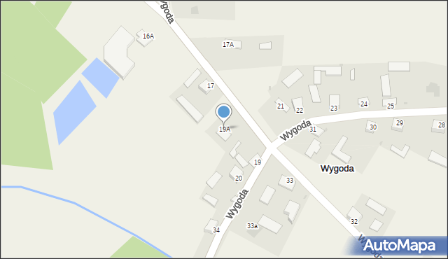 Wygoda, Wygoda, 19A, mapa Wygoda