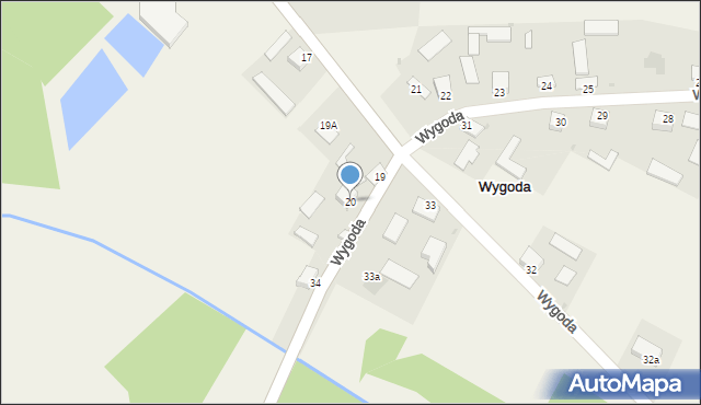 Wygoda, Wygoda, 20, mapa Wygoda