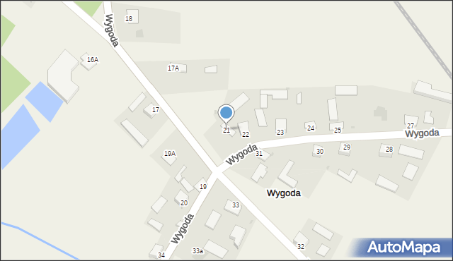 Wygoda, Wygoda, 21, mapa Wygoda