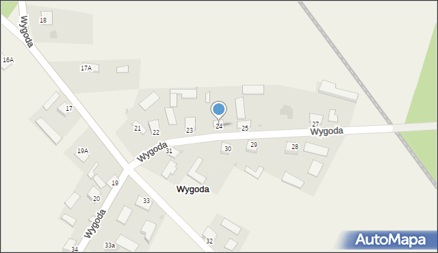 Wygoda, Wygoda, 24, mapa Wygoda