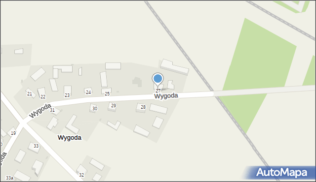 Wygoda, Wygoda, 27, mapa Wygoda