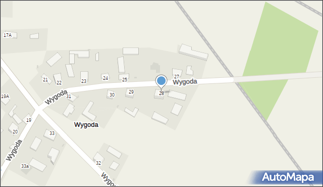 Wygoda, Wygoda, 28, mapa Wygoda