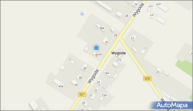 Wygoda, Wygoda, 32, mapa Wygoda