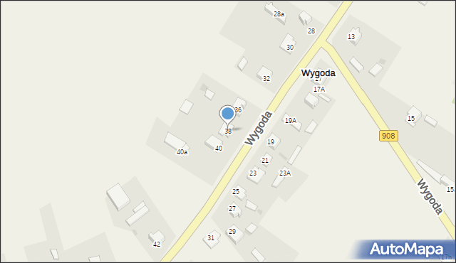 Wygoda, Wygoda, 38, mapa Wygoda