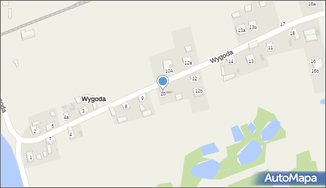 Wygoda, Wygoda, 10, mapa Wygoda