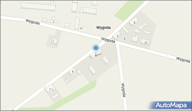 Wygoda, Wygoda, 4a, mapa Wygoda