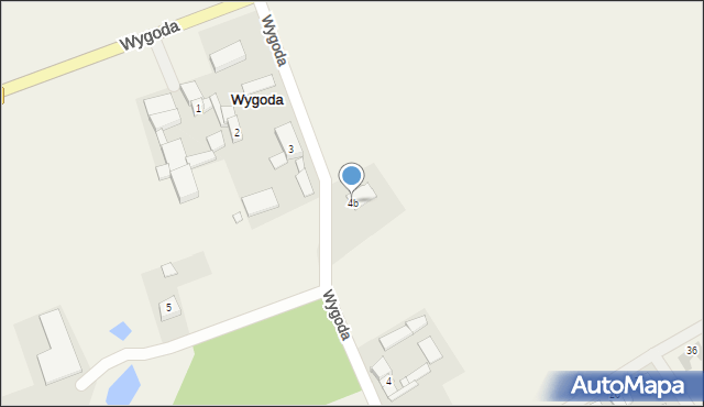 Wygoda, Wygoda, 4b, mapa Wygoda