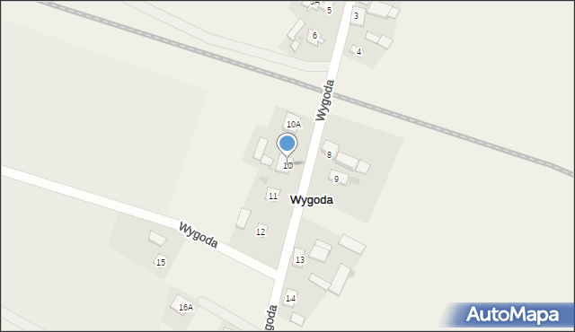 Wygoda, Wygoda, 10, mapa Wygoda