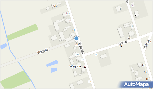 Wygoda, Wygoda, 12b, mapa Wygoda