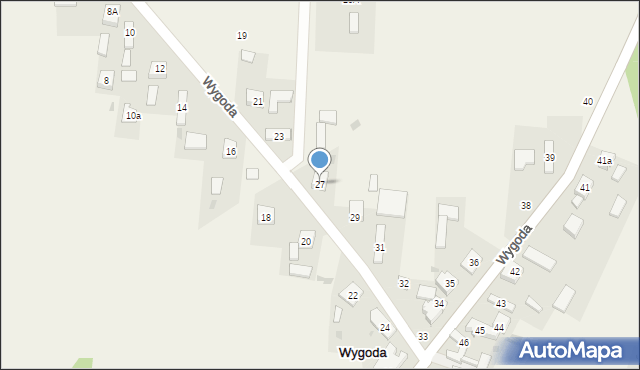 Wygoda, Wygoda, 27, mapa Wygoda