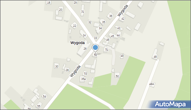 Wygoda, Wygoda, 52, mapa Wygoda