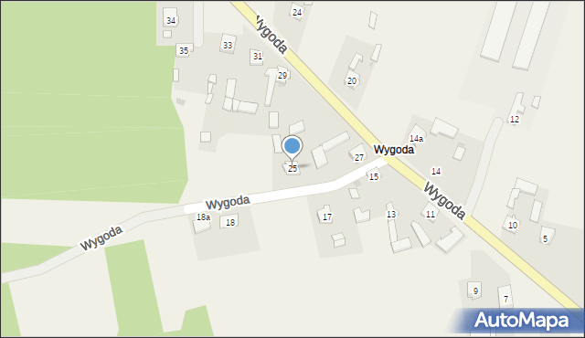 Wygoda, Wygoda, 25, mapa Wygoda