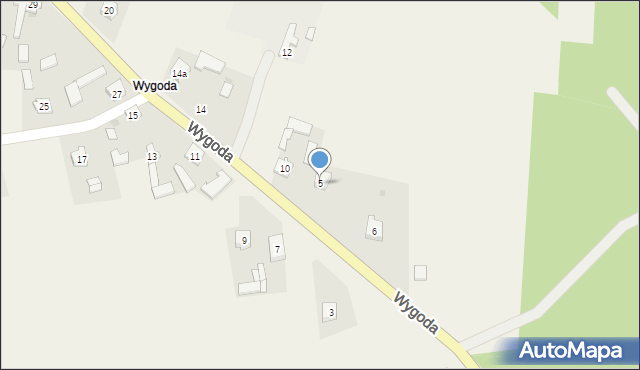 Wygoda, Wygoda, 5, mapa Wygoda