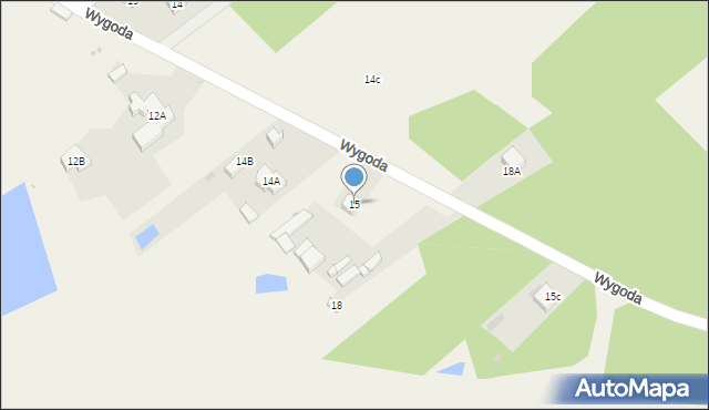 Wygoda, Wygoda, 15, mapa Wygoda