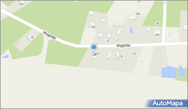 Wygoda, Wygoda, 16B, mapa Wygoda