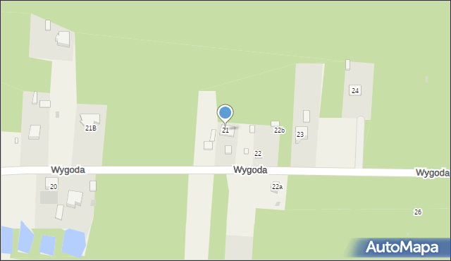 Wygoda, Wygoda, 21, mapa Wygoda