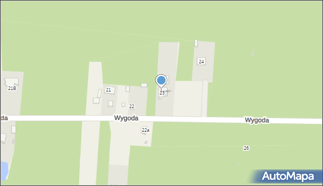 Wygoda, Wygoda, 23, mapa Wygoda