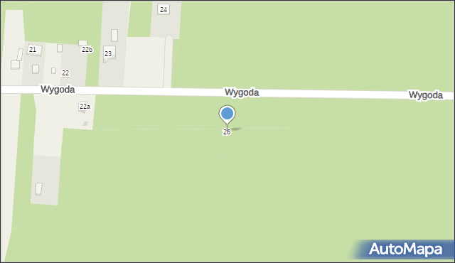 Wygoda, Wygoda, 26, mapa Wygoda