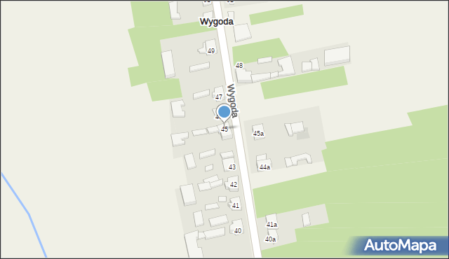 Wygoda, Wygoda, 45, mapa Wygoda