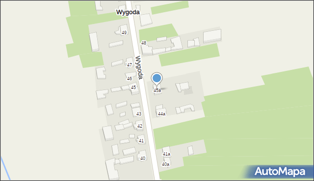 Wygoda, Wygoda, 45a, mapa Wygoda