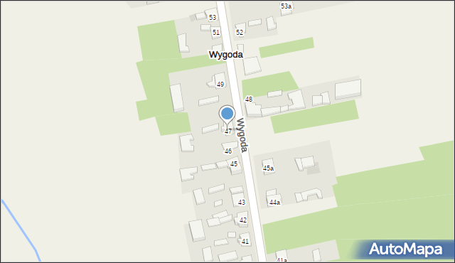 Wygoda, Wygoda, 47, mapa Wygoda