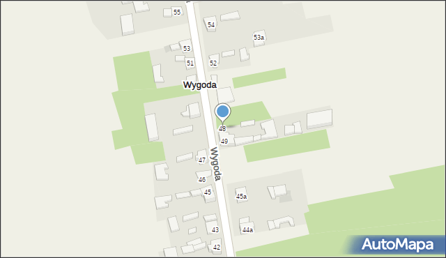 Wygoda, Wygoda, 48, mapa Wygoda